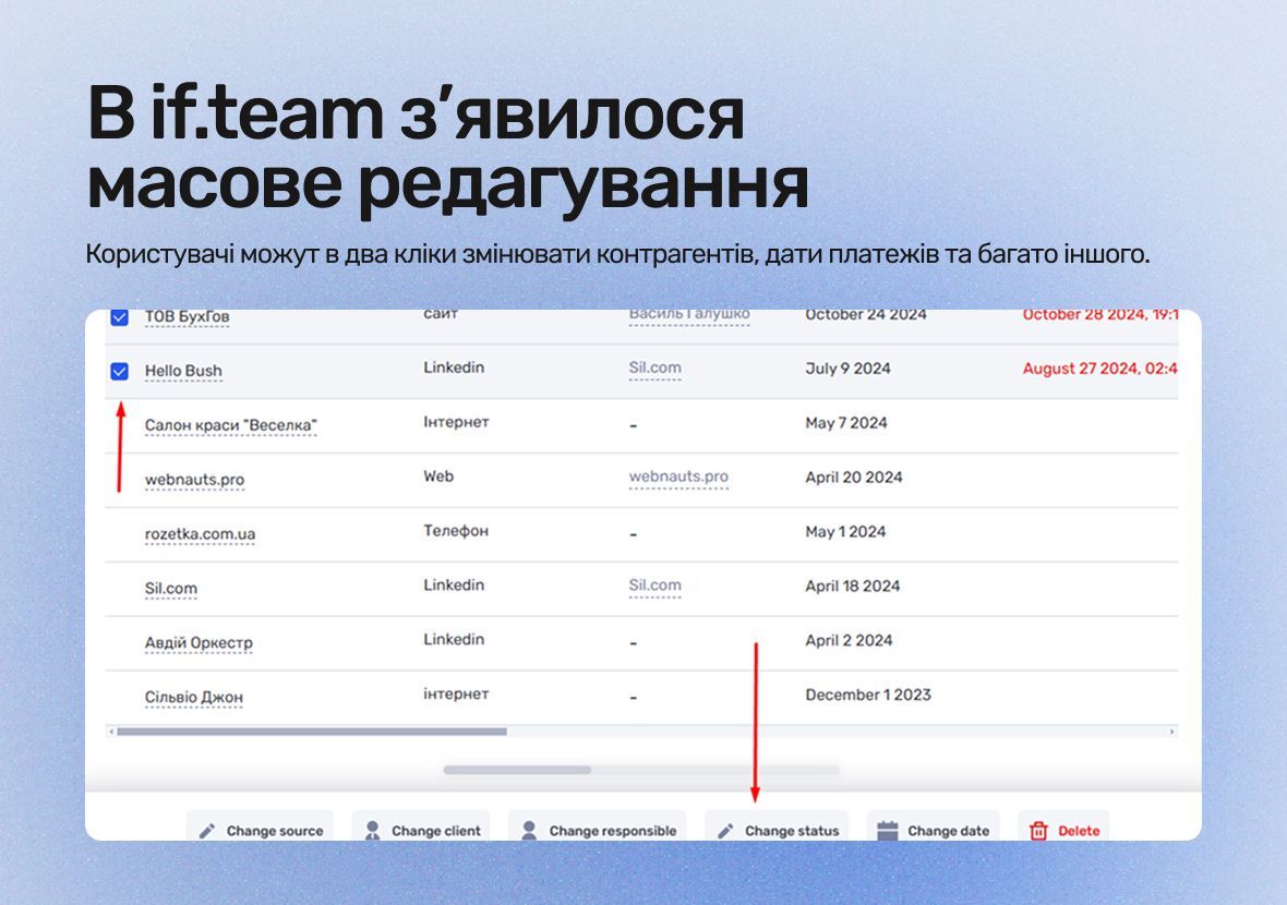 if.team now features bulk data editing