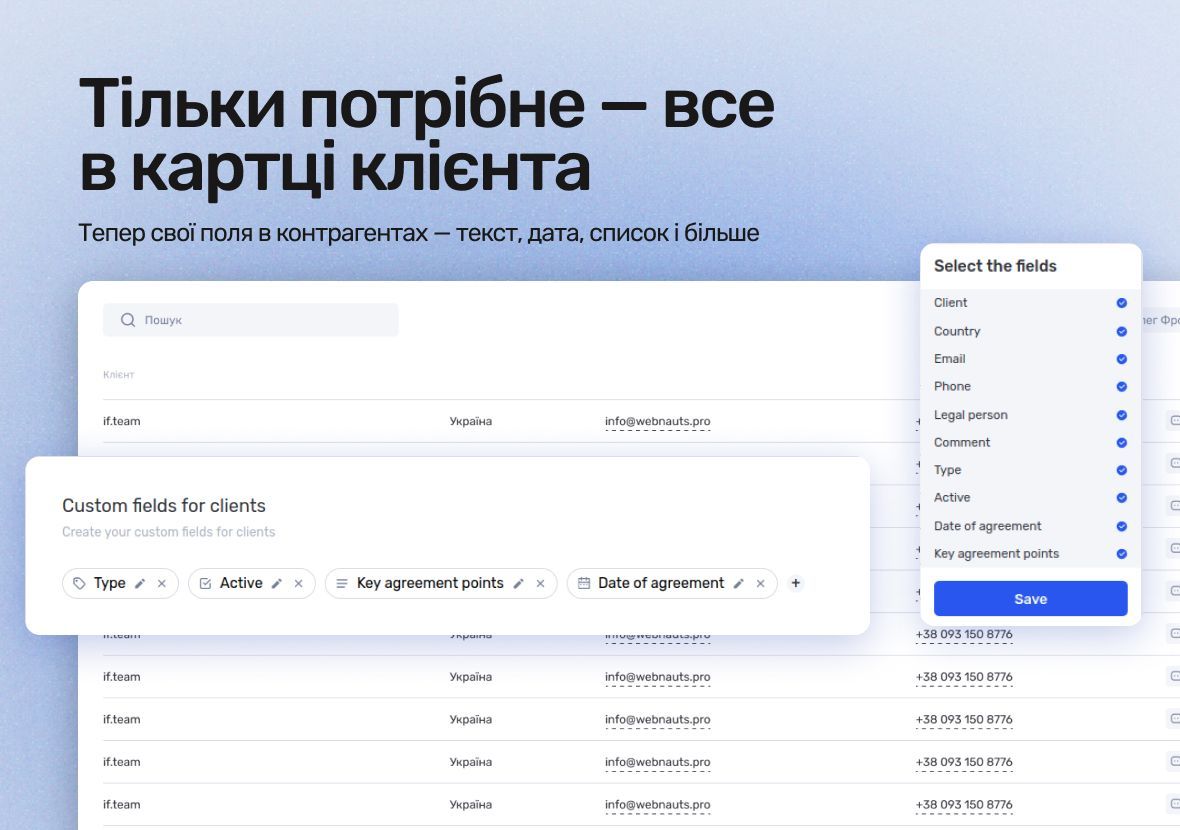 Your Clients, Your Structure: Custom Fields in Client Records